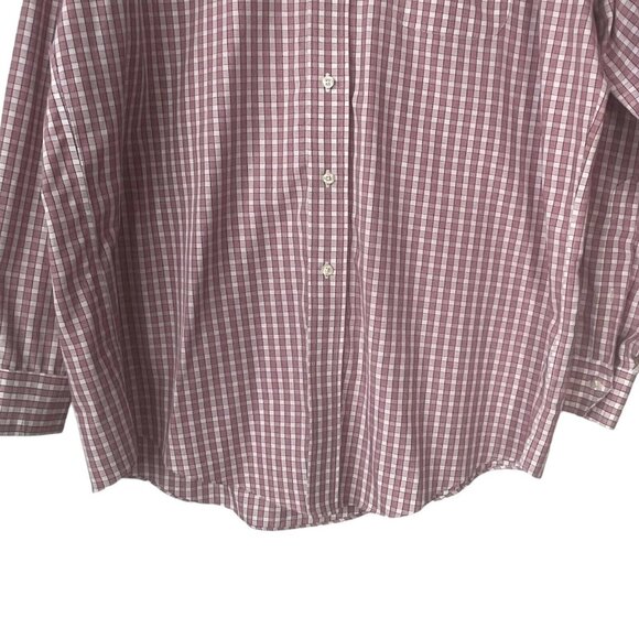Brooks Brothers Mens Button Down Shirt Pink Traditional Fit Size 16 1/2 - Picture 4 of 7